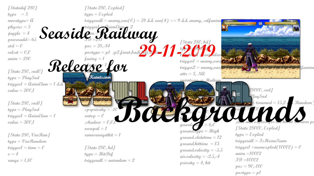 Nuovo Stage - New background: Seaside railway